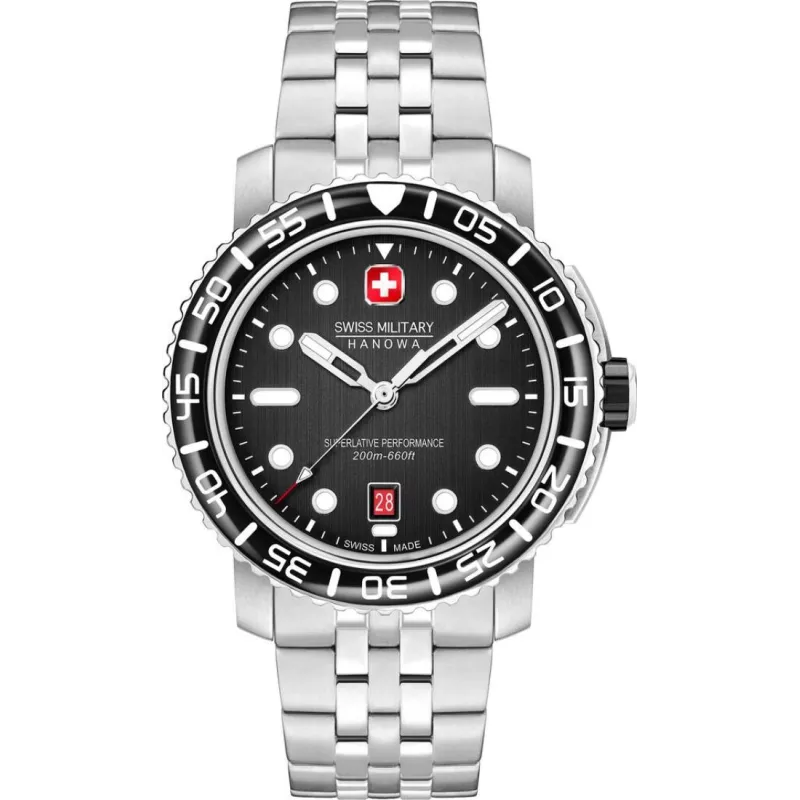 Годинник Swiss Military Hanowa Black Marlin SMWGH0001702