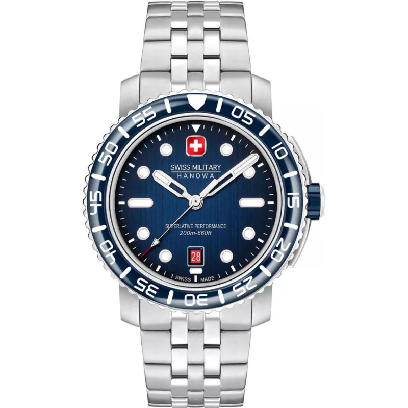 Годинник Swiss Military Hanowa Black Marlin SMWGH0001703