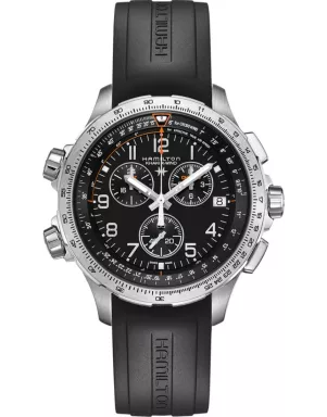 Годинник Hamilton Khaki Aviation X-Wind GMT Chrono Quartz H77912335