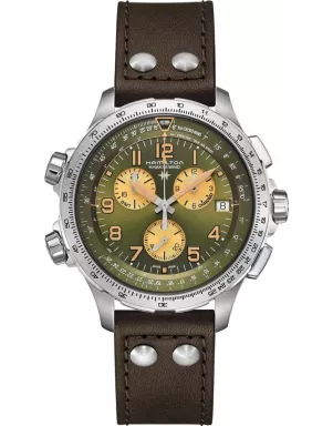 Годинник Hamilton Khaki Aviation X-Wind GMT Chrono Quartz H77932560