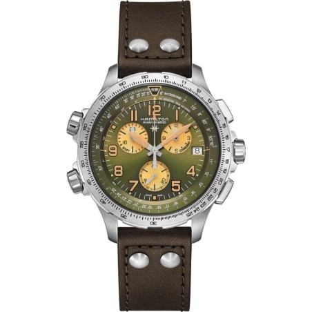 Годинник Hamilton Khaki Aviation X-Wind GMT Chrono Quartz H77932560