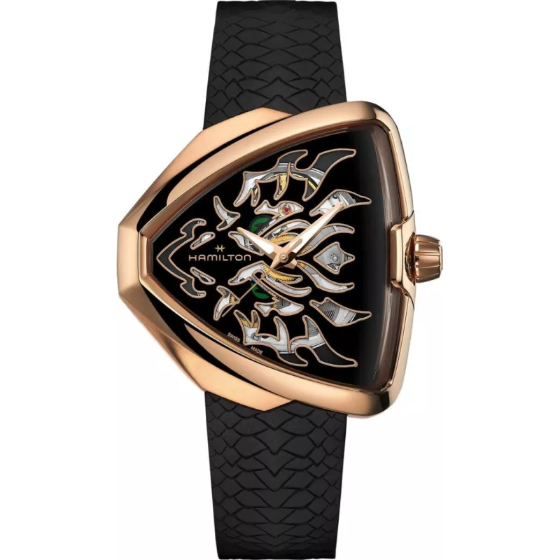 Годинник Hamilton Ventura Elvis80 Skeleton Auto H24525332