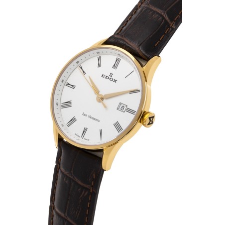 Edox Les Vauberts 3-Hands Date 70172 37JA AR