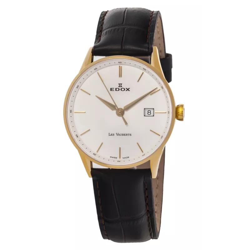 Edox Les Vauberts 3-Hands Date 70172 37JA AID Edox Les Vauberts 3-Hands Date 70172 37JA AID