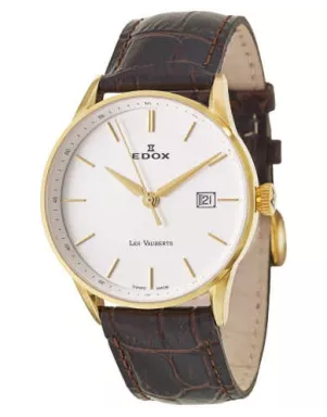 Edox Les Vauberts 3-Hands Date 70172 37JA AID