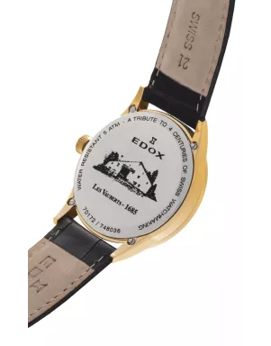 Edox Les Vauberts 3-Hands Date 70172 37JA AID