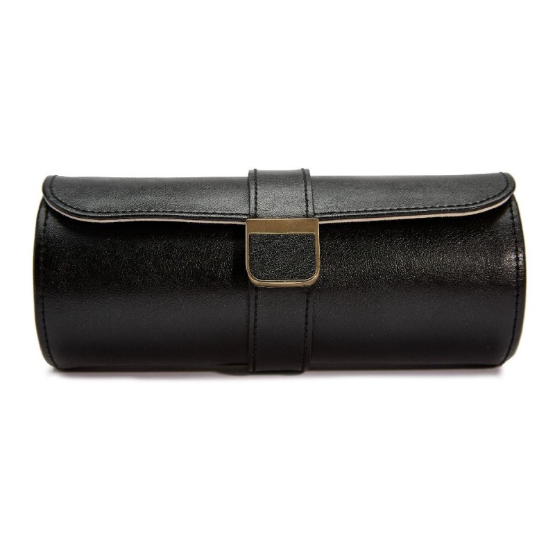 213902 Palermo Double Watch Roll With Jewelry Pouch - Anthracite WOLF