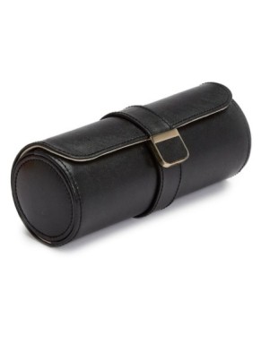 213902 Palermo Double Watch Roll With Jewelry Pouch - Anthracite WOLF