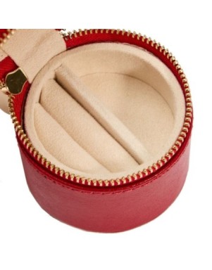 213972 Palermo Double Watch Roll With Jewelry Pouch - Red WOLF