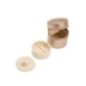 213916 Palermo Double Watch Roll With Jewelry Pouch Rose Gold WOLF