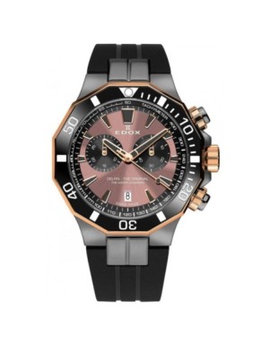 Edox Delfin Chronograph 10112 357GRNCA BRNR