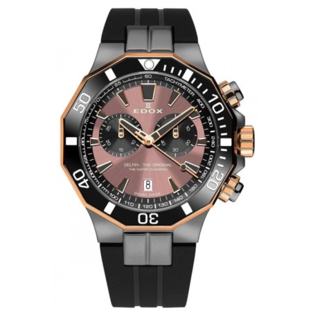 Edox Delfin Chronograph 10112 357GRNCA BRNR
