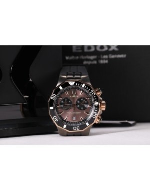 Edox Delfin Chronograph 10112 357GRNCA BRNR