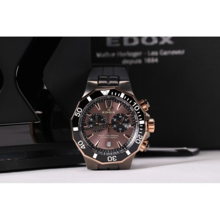 Edox Delfin Chronograph 10112 357GRNCA BRNR