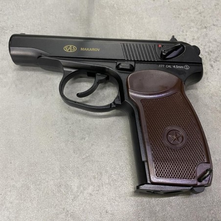 Пістолет пневматичний SAS Makarov BB кал. 4.5 мм. Корпус - метал