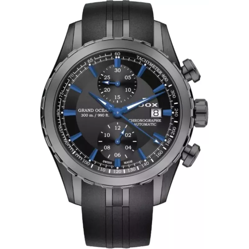 Годинник Edox Grand Ocean Chronograph Automatic 09800 357GNCA NIBU Годинник Edox Grand Ocean Chronograph Automatic 09800 357GNCA NIBU