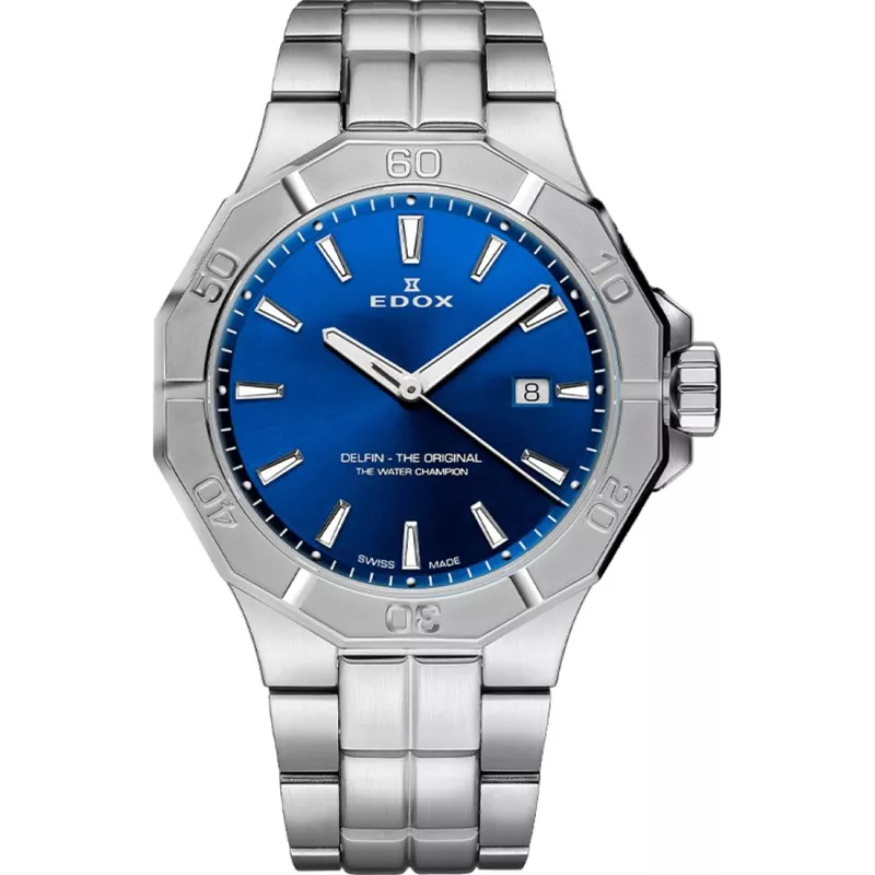 Годинник Edox Delfin The Original Date 53021 3M BUIN Годинник Edox Delfin The Original Date 53021 3M BUIN
