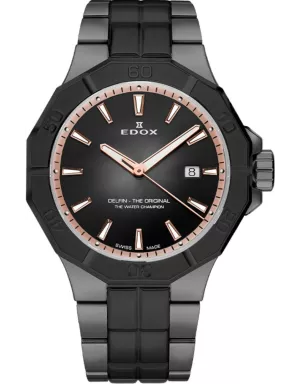 Годинник Edox Delfin The Original Date 53021 37GNM NDR