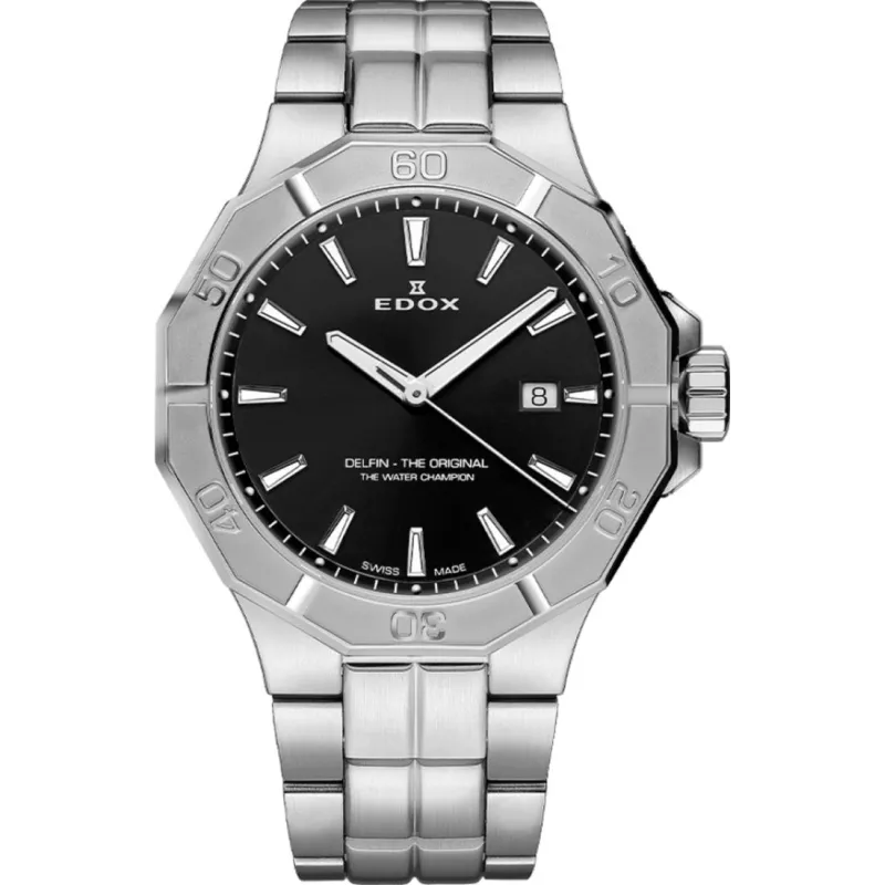 Годинник Edox Delfin The Original Date 53021 3M NIN Годинник Edox Delfin The Original Date 53021 3M NIN