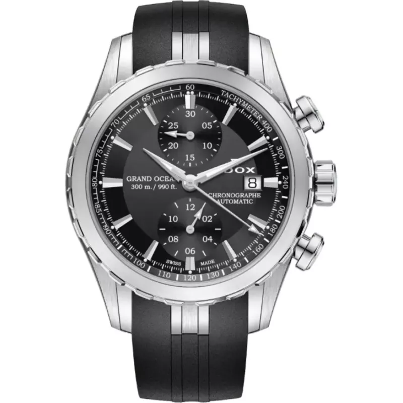 Годинник Edox Grand Ocean Chronograph Automatic 09800 3CA NIN Годинник Edox Grand Ocean Chronograph Automatic 09800 3CA NIN
