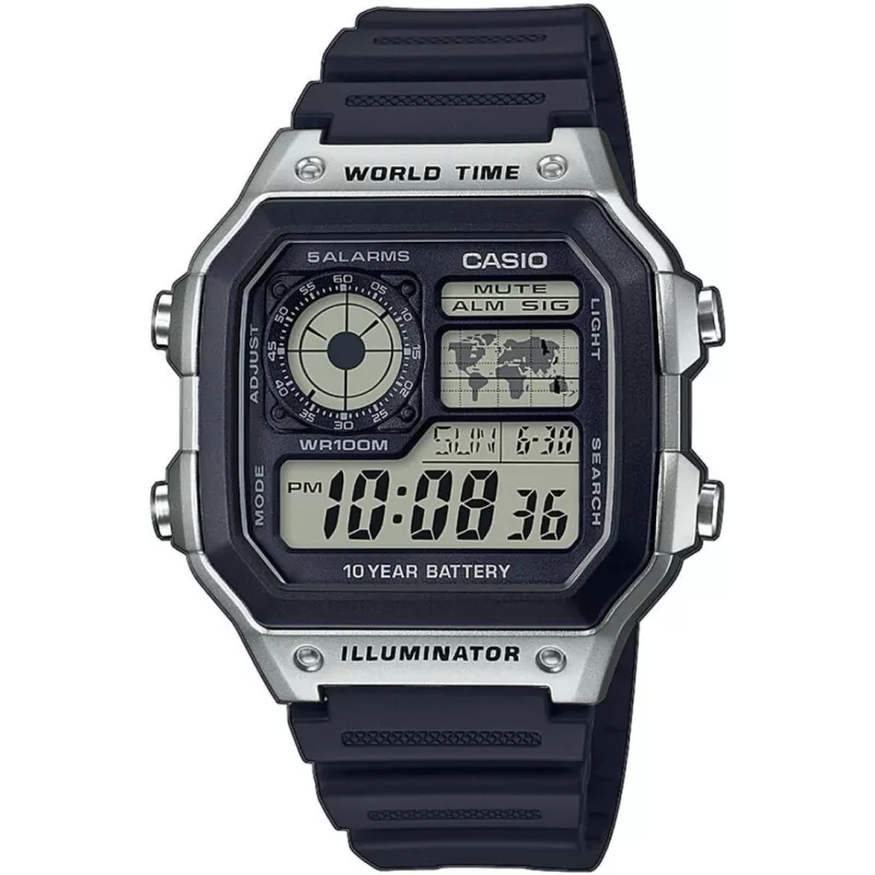 Годинник Casio TIMELESS COLLECTION AE-1200WH-1CVEF Годинник Casio TIMELESS COLLECTION AE-1200WH-1CVEF