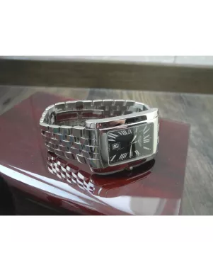 LONGINES DolceVita XL DATE Stainless Steel Black Roman WATCH SET L5.686.4.79.6