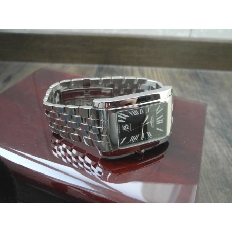 LONGINES DolceVita XL DATE Stainless Steel Black Roman WATCH SET L5.686.4.79.6