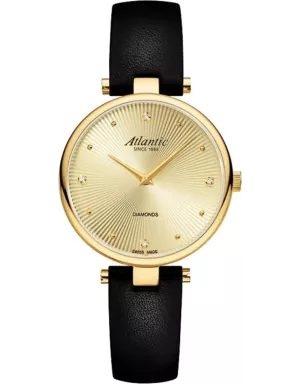 Часы Atlantic Elegance Royal Diamonds Pattern Edition 29044.45.37