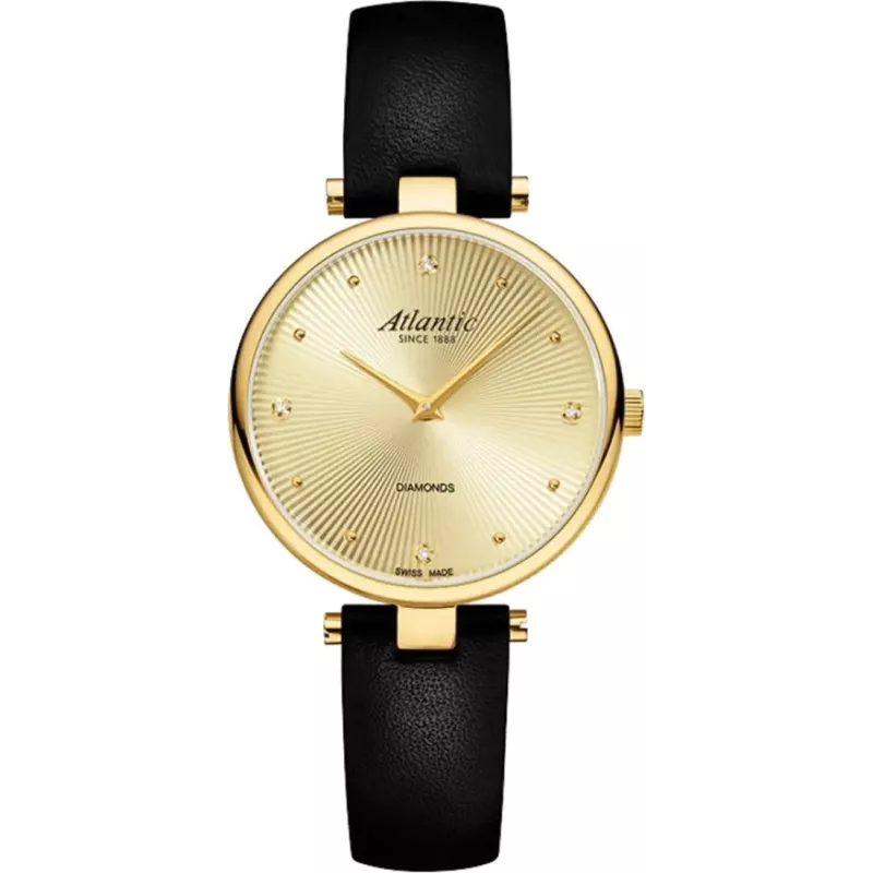 Часы Atlantic Elegance Royal Diamonds Pattern Edition 29044.45.37