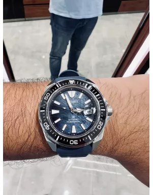 SEIKO Prospex King Samurai Save the Ocean Dark Manta Ray SRPF79K1