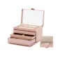 329615 Caroline Lg Box WOLF Rose Quartz