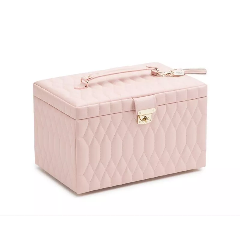 329615 Caroline Lg Box WOLF Rose Quartz