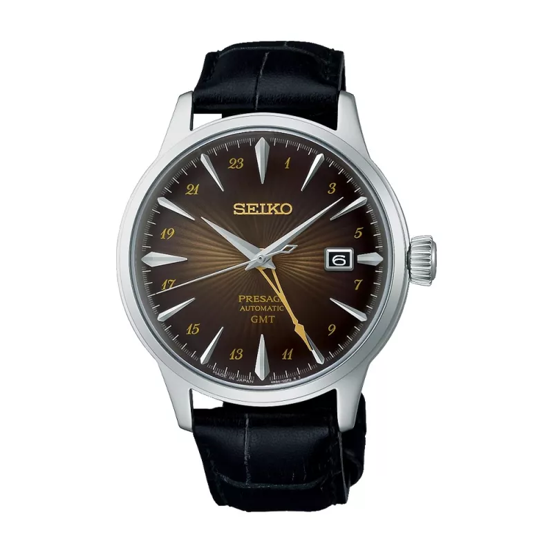 SEIKO PRESAGE COCKTAIL TIME RUSTY NAIL GMT SSK039J1