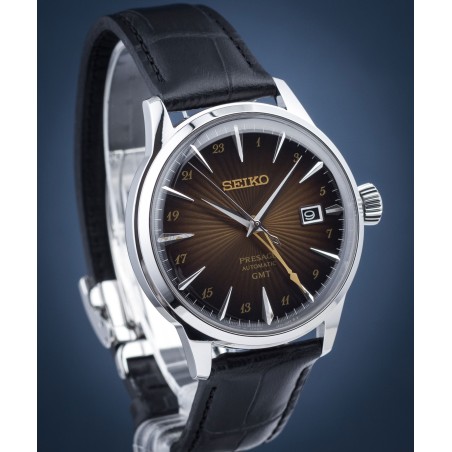 SEIKO PRESAGE COCKTAIL TIME RUSTY NAIL GMT SSK039J1