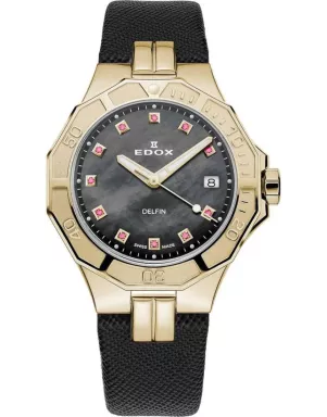Часы Edox Delfin Diver Date Lady 53020 37JC NANRUD