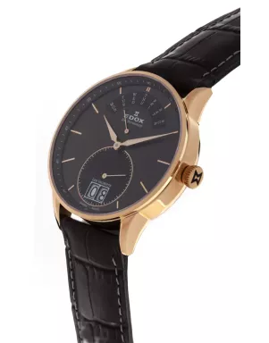 Edox Les Vauberts Day Retrograd 34005 37JG GID