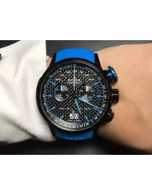 Edox Chronorally Chronograph 38001 TINNBU3 NIBU3