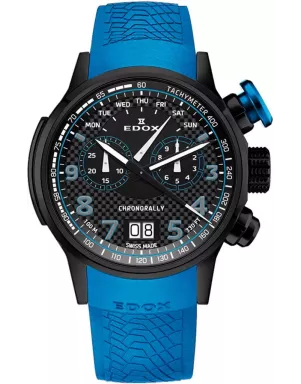 Edox Chronorally Chronograph 38001 TINNBU3 NIBU3