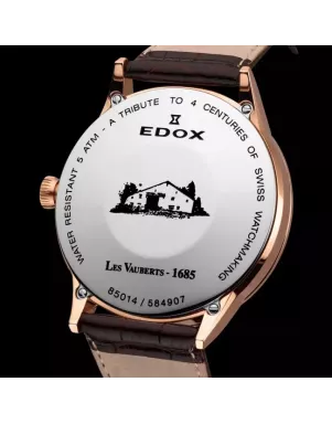 Edox Les Vauberts Open Heart Automatic 85014 37R GIR