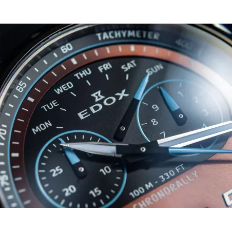 Годинник Edox Chronorally Chronograph 45 38003 TINBU BRNBU