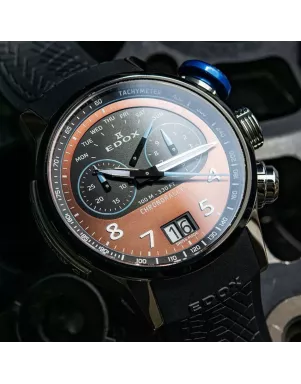 Годинник Edox Chronorally Chronograph 45 38003 TINBU BRNBU
