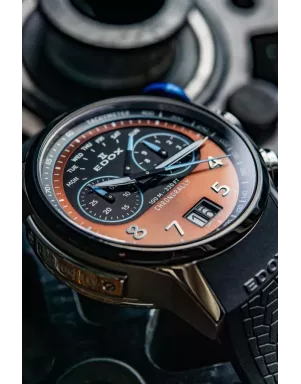 Годинник Edox Chronorally Chronograph 45 38003 TINBU BRNBU