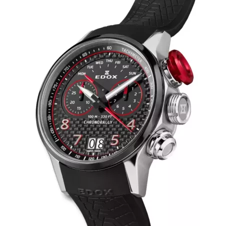 Годинник Edox Chronorally Chronograph 45 38003 TINRO CARO