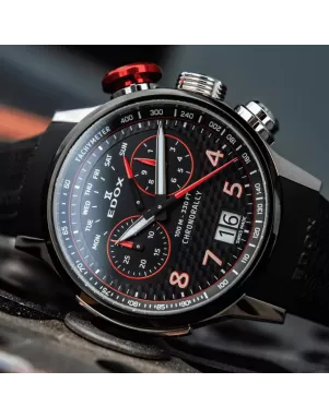 Годинник Edox Chronorally Chronograph 45 38003 TINRO CARO