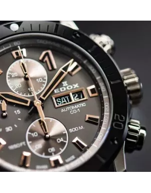 Годинник Edox CO-1 Chronograph Automatic 01128 37GNRCA GNR