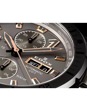 Годинник Edox CO-1 Chronograph Automatic 01128 37GNRCA GNR