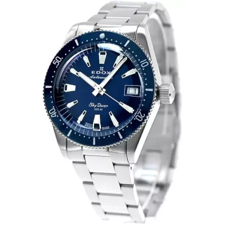 Годинник Edox SkyDiver 38 Date Automatic 80131 3BUM BUIN
