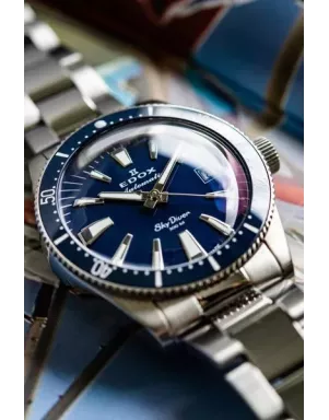 Часы Edox SkyDiver 38 Date Automatic 80131 3BUM BUIN