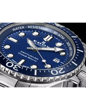Часы Edox Neptunian Grande Reserve 80801 3BUM BUIN
