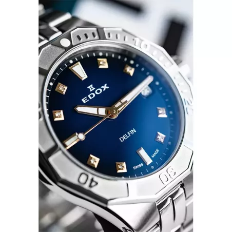 Годинник Edox Delfin Diver Date Lady 53020 3M BUDDR